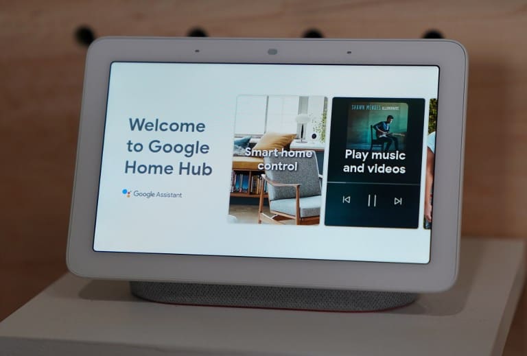 The Google Home Hub fue exhibido durante el lanzamiento oficial de los teléfonos Pixel 3 y 3 XL.