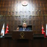 Erdogan se dirigió a miembros del parlamento en Ankara, principalmente al Partido AK.