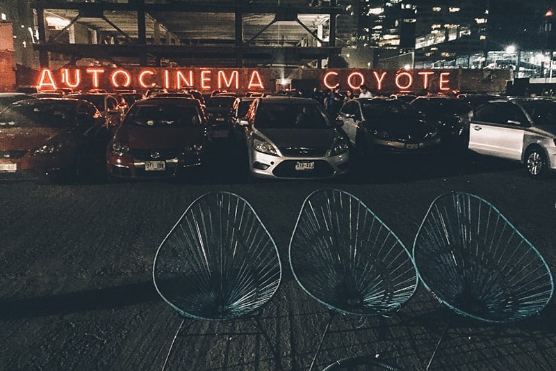 Autocinema coyote, un lugar para ver películas de manera diferente