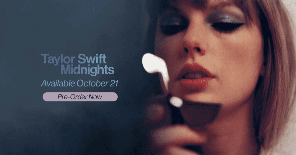 Se filtra Midnights El nuevo álbum de Taylor Swift